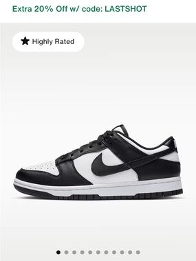 Nike Panda Dunks / Nike Black and White Low-Top Dunk Sneaker